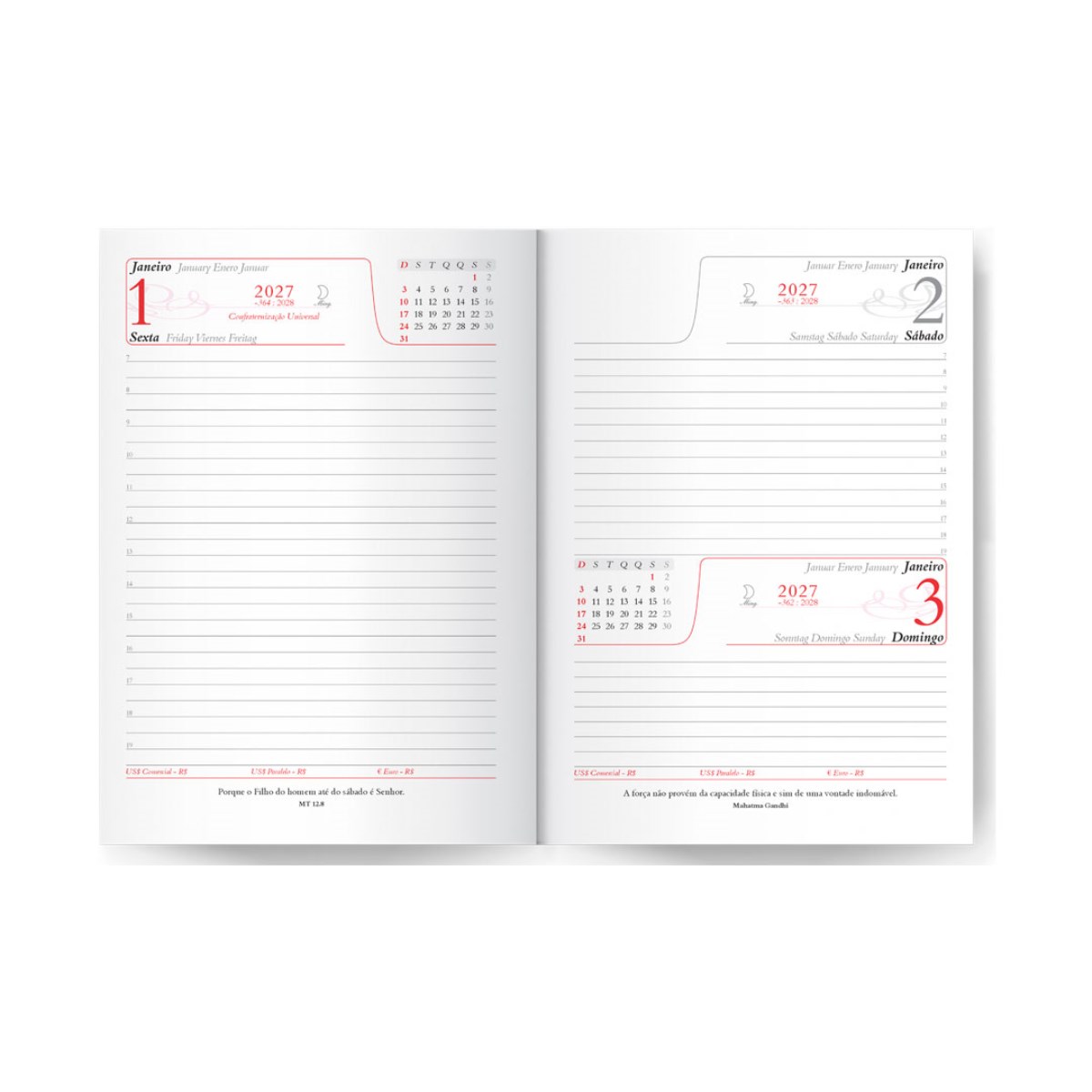 Agenda Superativa Costurada Diária 2027 - 106L — 4